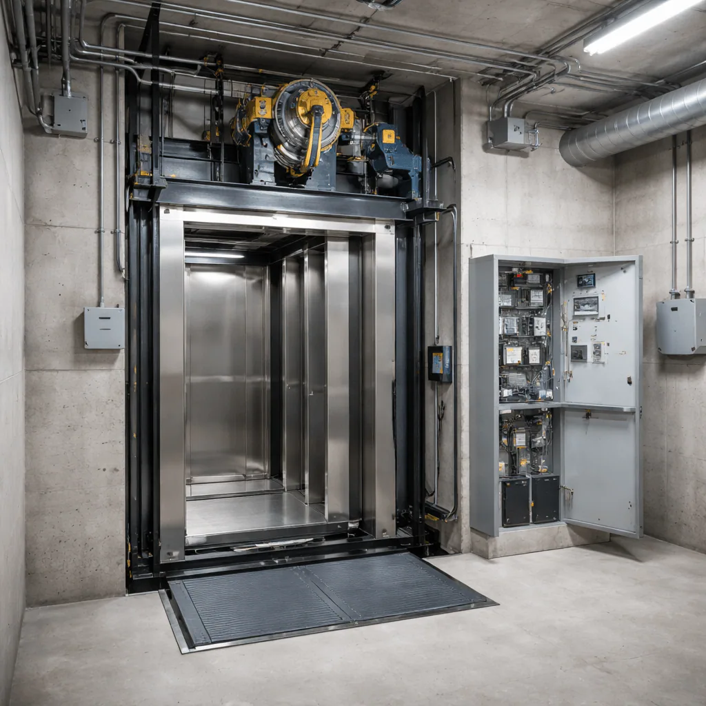 modern elevator upgrade installation with new technology and safety features